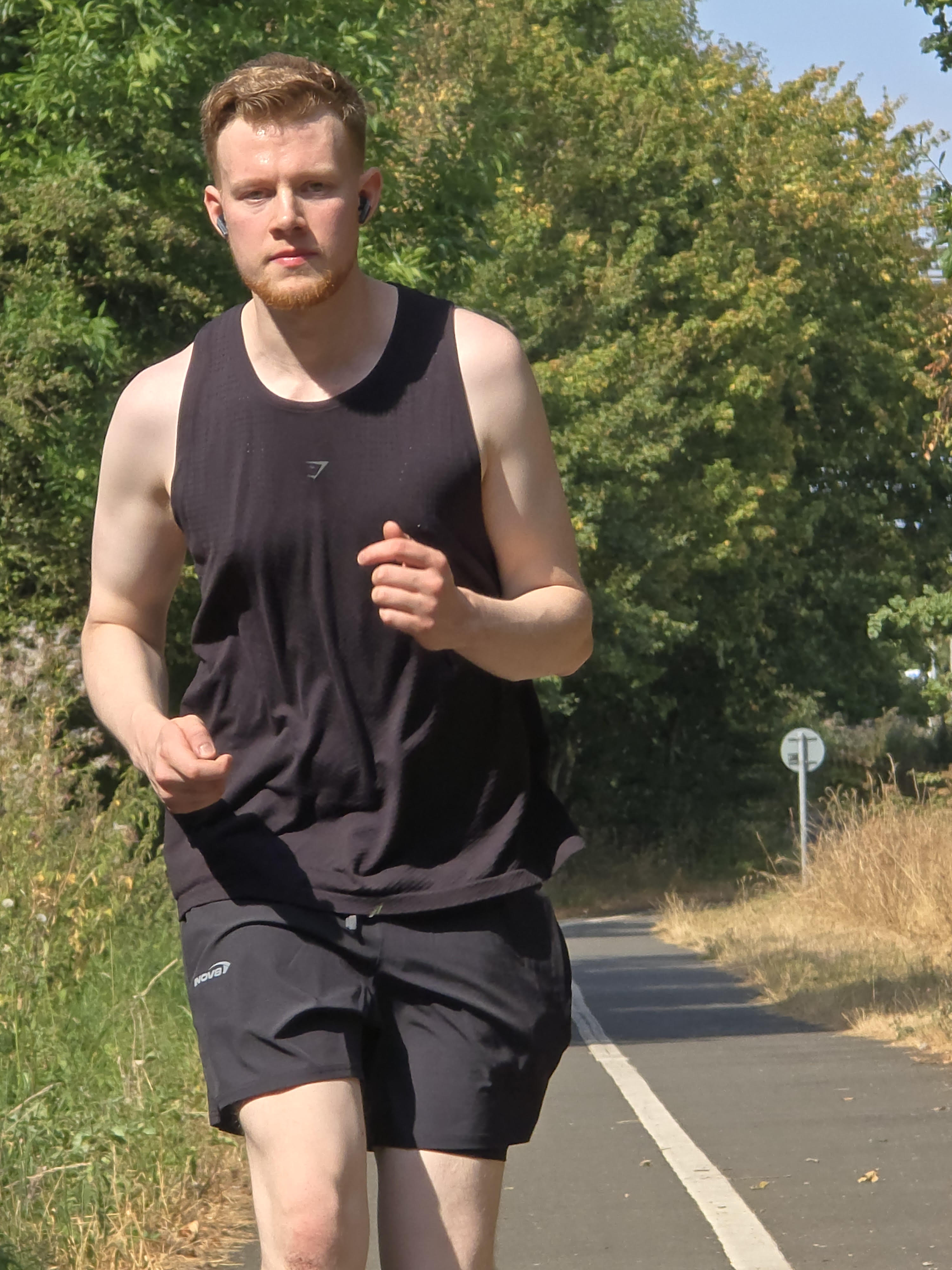 David out on a training run